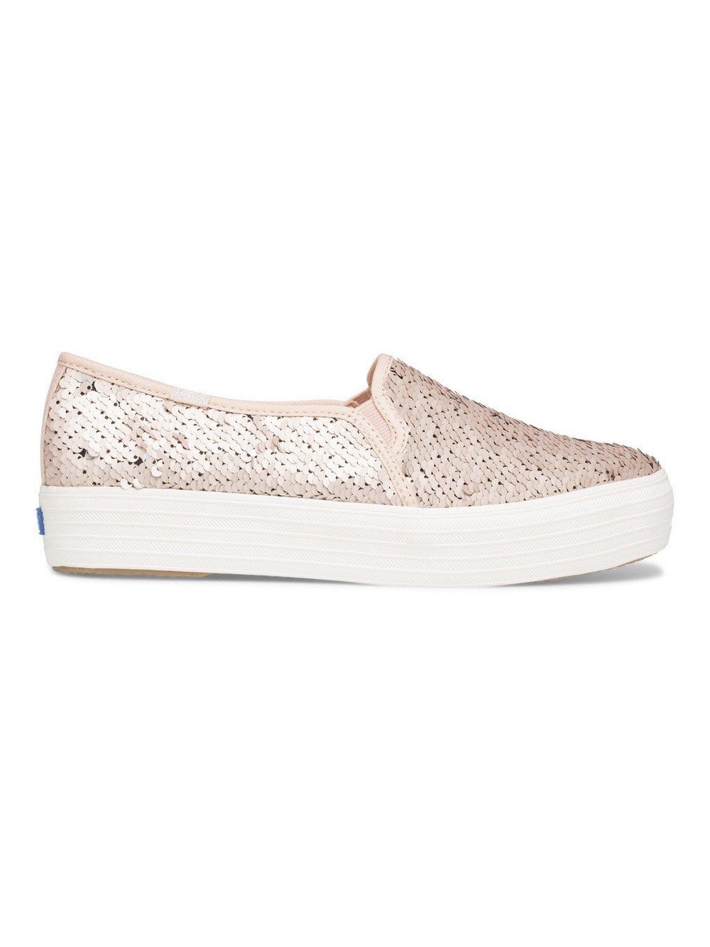 Keds Triple Decker Reversible Sequin Platform Slip-On Size 6
